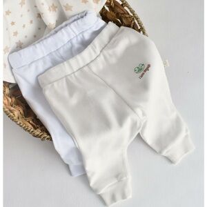New 2 Pcs Pants/ 100% Organic Cotton/Experience Softness and Sustainability.